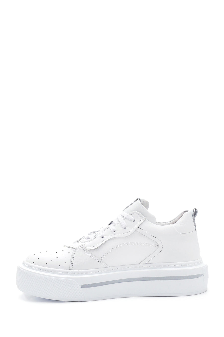Kadın Beyaz Deri Sneaker