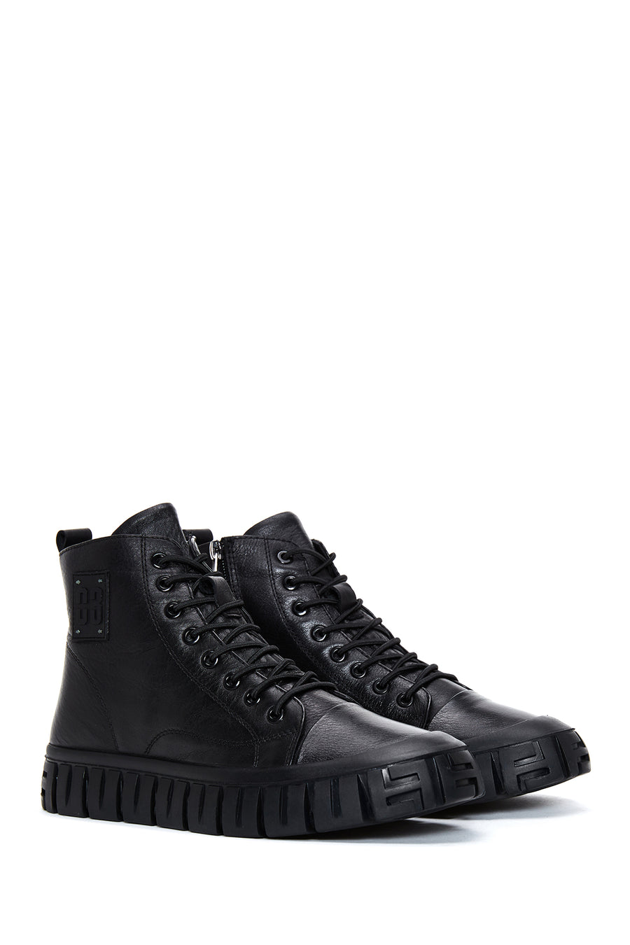 Men's Black Leather Boots