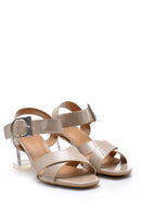 Women's Transparent Heeled Sandals | Derimod