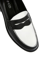 Women's Black Leather Masculine Loafer | Derimod