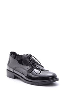 Women's Patent Leather Laced Shoes | Derimod