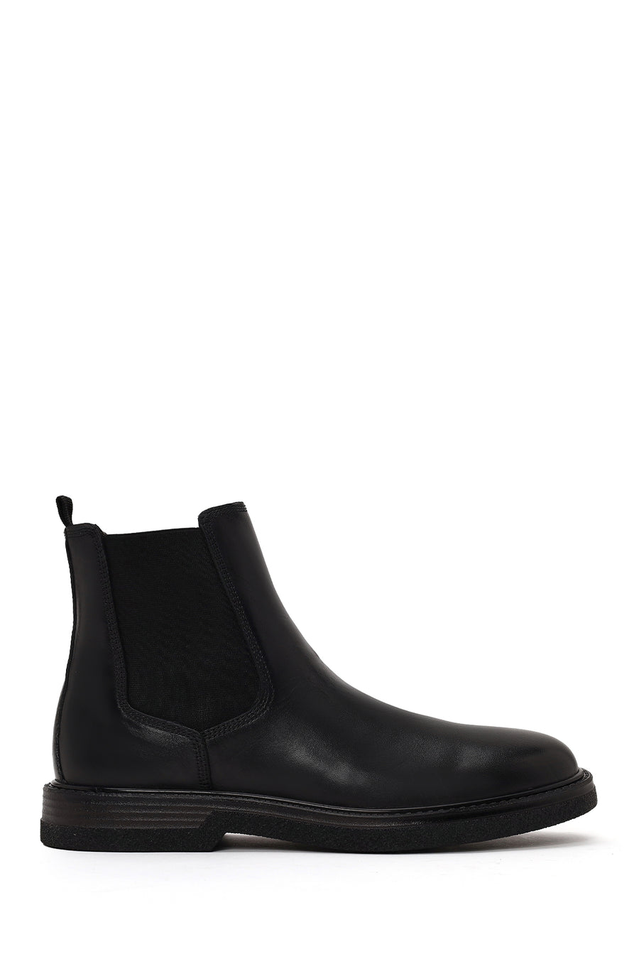Male Black Leather Chelsea Boots WM750032DV | Derimod