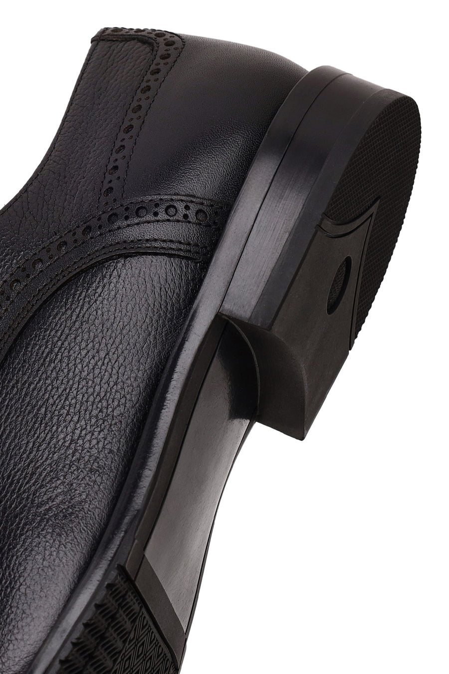 Male Black Lace-Up Leather Casual Shoes
