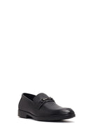 Erkek Siyah Tokalı Deri Klasik Loafer | Derimod