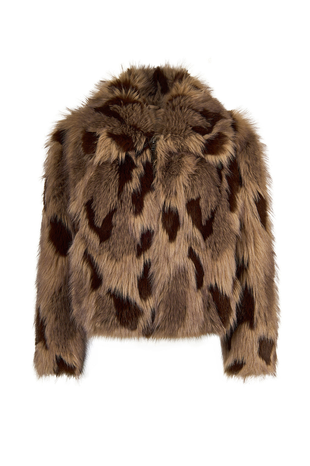 Nevada Kadın Kahverengi Oversize Kürklü Teddy Mont