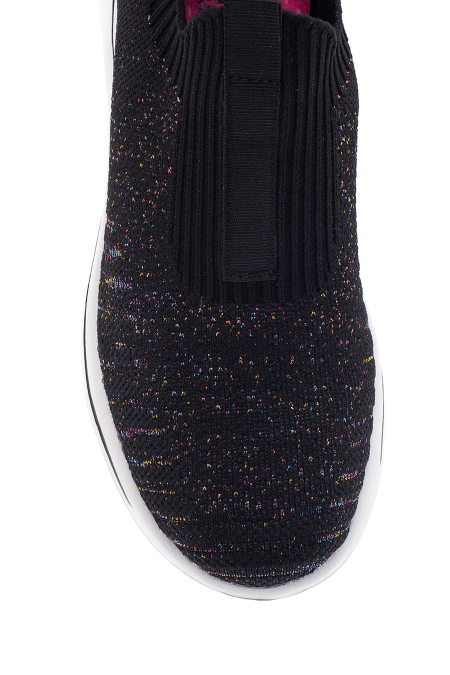 Kadın Siyah Desenli Kumaş Sneaker