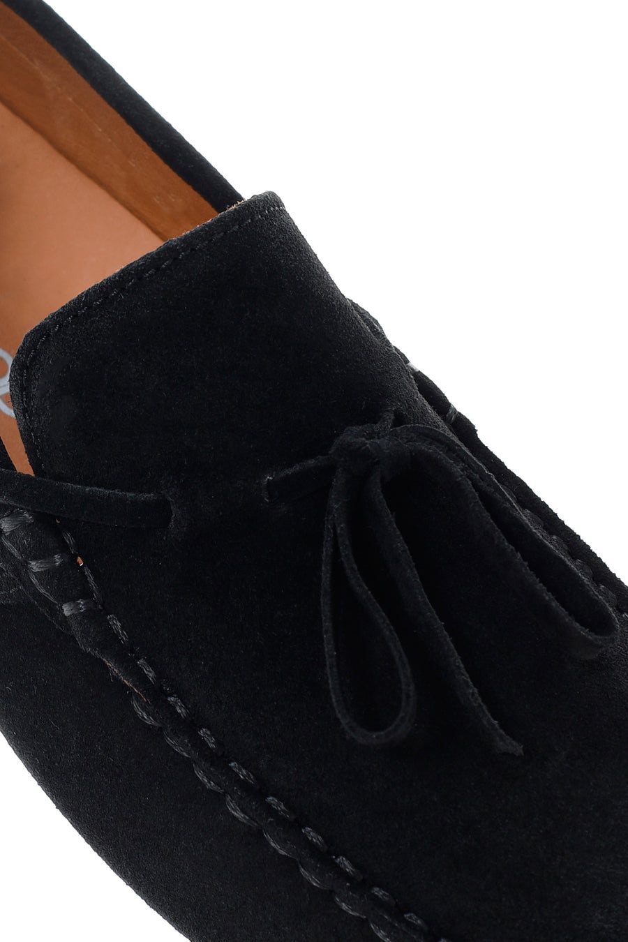 Erkek Siyah Süet Deri Casual Loafer