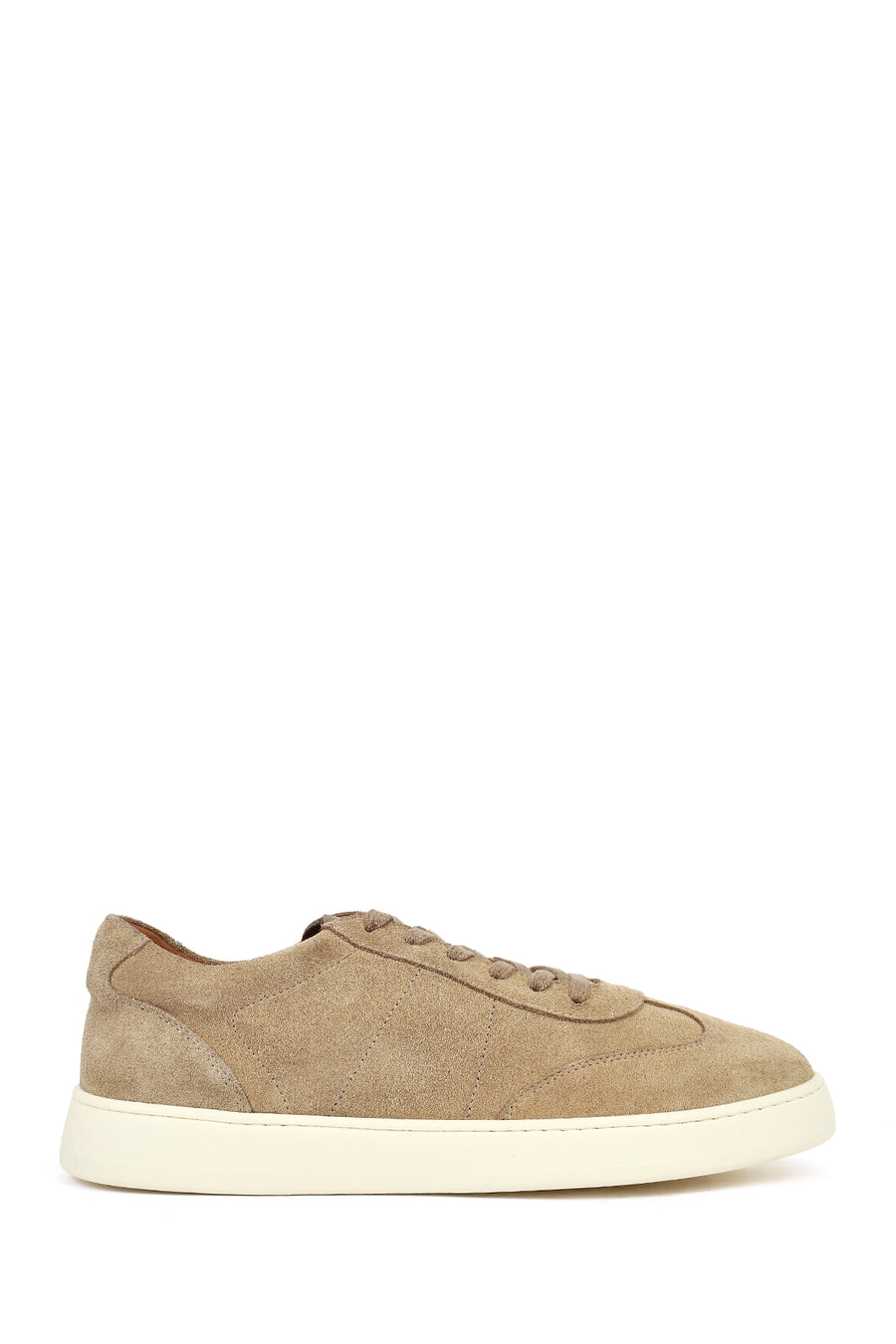 Male Beige Lace-up Suede Leather Sneaker 26SFD632810 | Derimod
