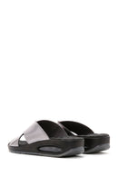 Women's Silver Comfort Slippers | Derimod