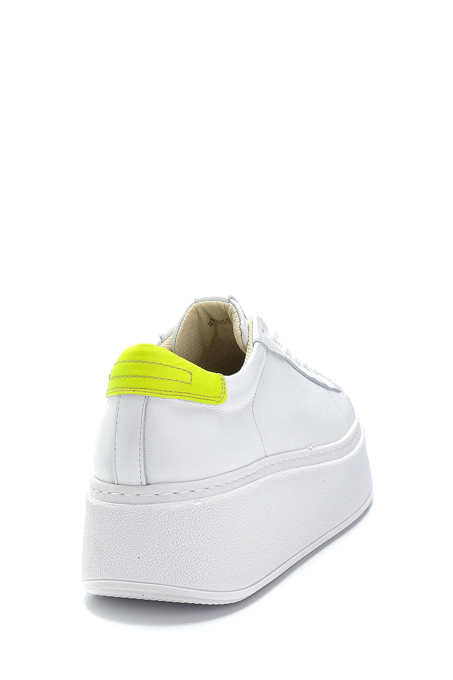 Kadın Deri Yüksek Tabanlı Sneaker