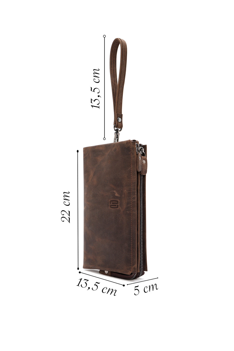 Men's Mink Leather Handbag
