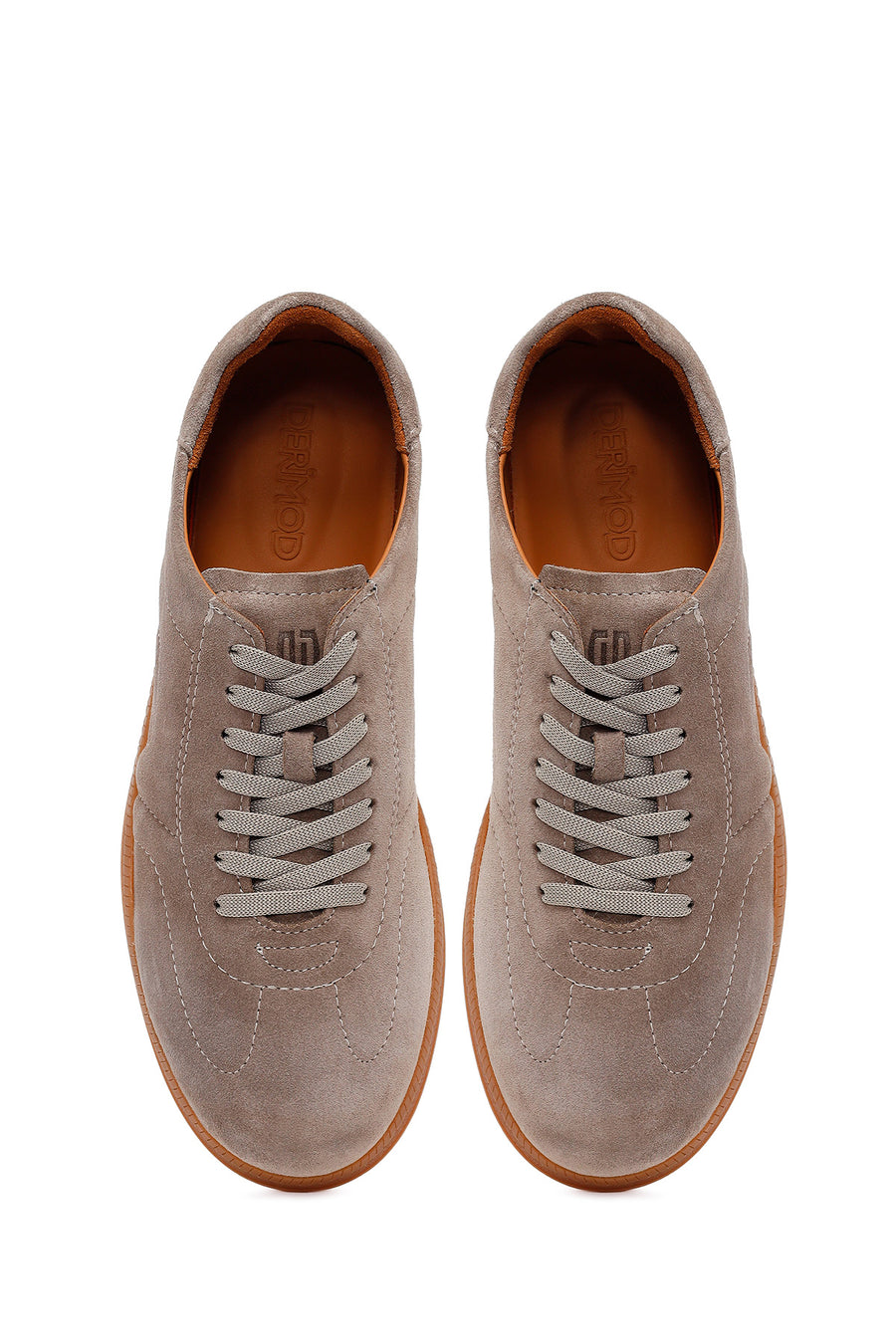 Male Mink Lace-up Suede Leather Sneaker