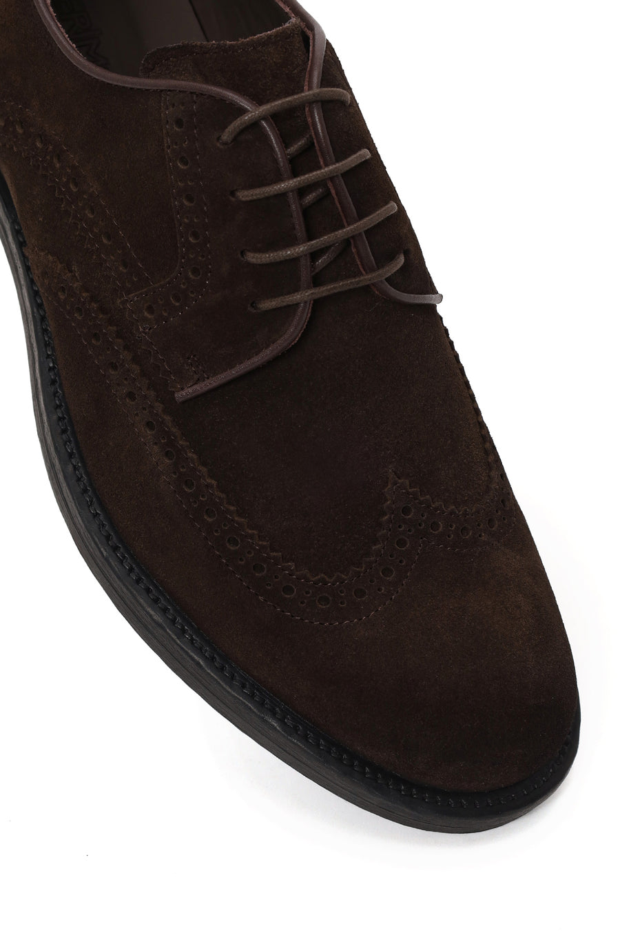 Erkek Kahverengi Bağcıklı Süet Deri Casual Ayakkabı
