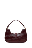 Woman Bardo Long Strap Crocodile-Embossed Shoulder Bag | Derimod