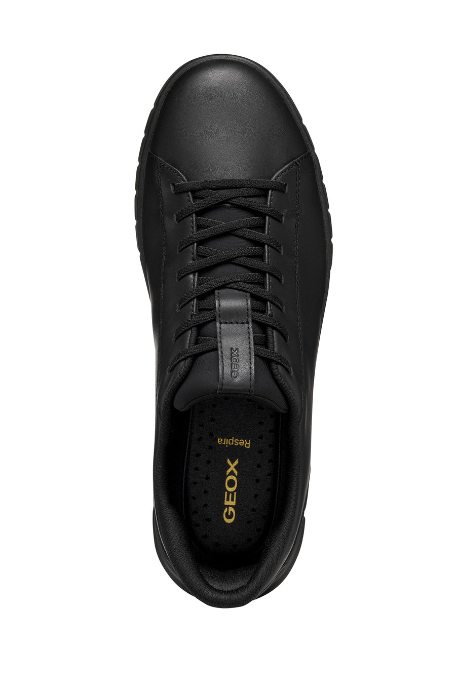 Geox Erkek Siyah U Flextrıde Plus Bağcıklı Deri Sneaker