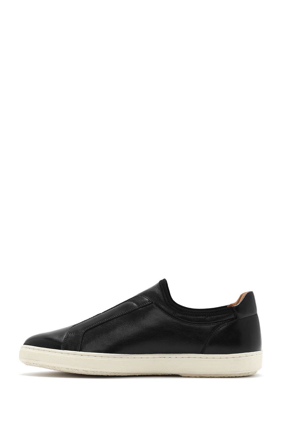 Men's Black Leather Sneaker