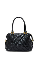 Women's Black Quilted Handbag | Derimod