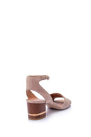 Women's Suede Heeled Shoes | Derimod