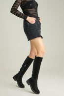 Women's Suede Boots | Derimod