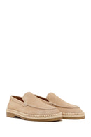 Erkek Bej Süet Deri Casual Loafer | Derimod