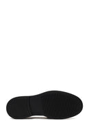 Male Black Lace-up Leather Casual Shoes | Derimod