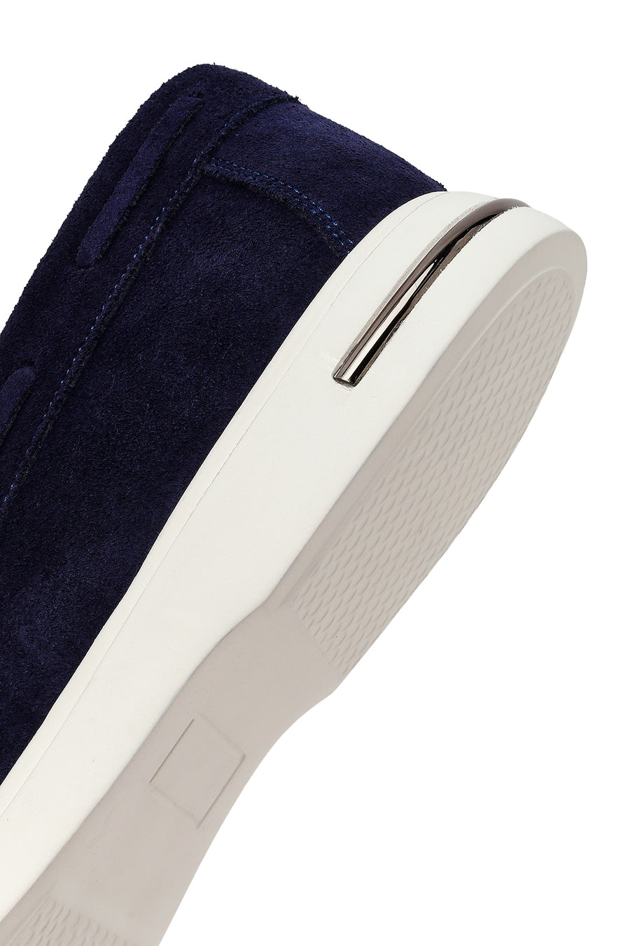 Erkek Lacivert Süet Deri Casual Loafer