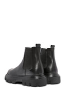 
Men's Black Metal Detailed Leather Chelsea Boot
 | Derimod