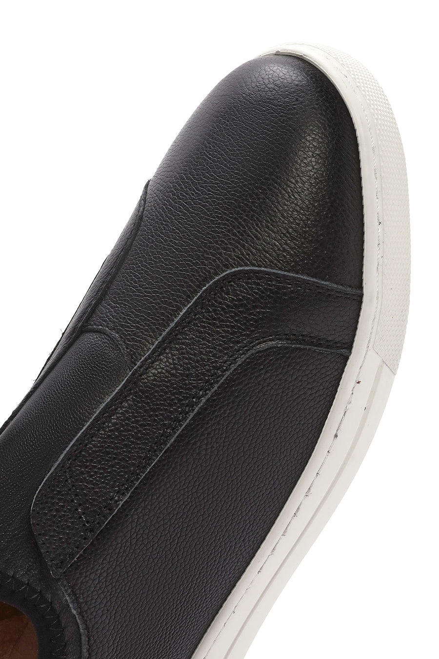 Erkek Siyah Deri Sneaker