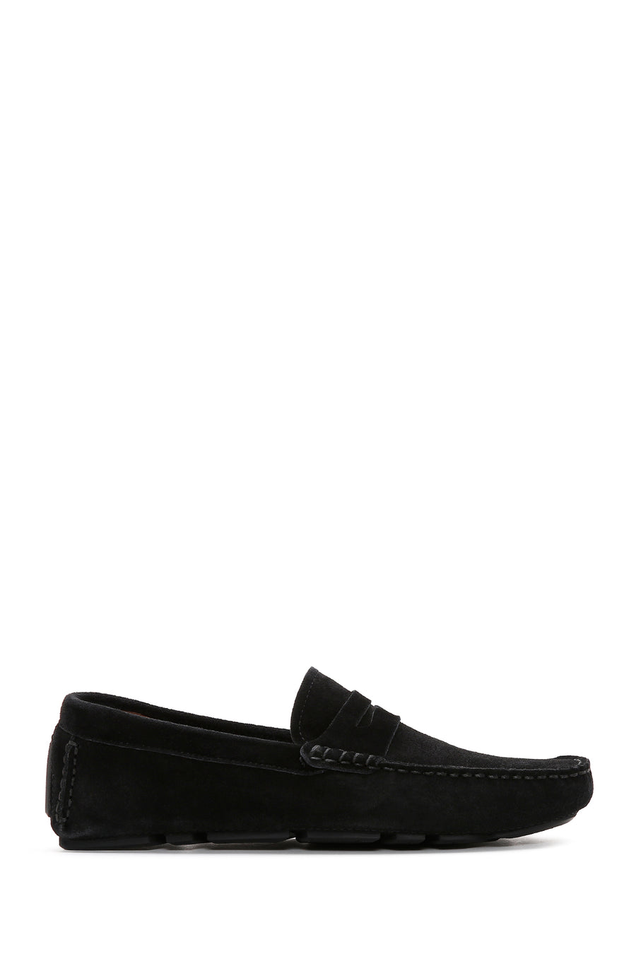 Men's Black Suede Leather Loafer 23SFD601710 | Derimod