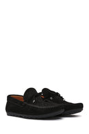 Erkek Siyah Süet Deri Casual Loafer | Derimod