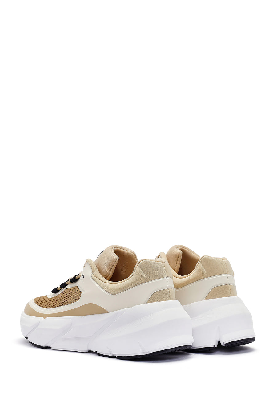 ACBC x Derimod Women's Beige Lace-Up Sneakers