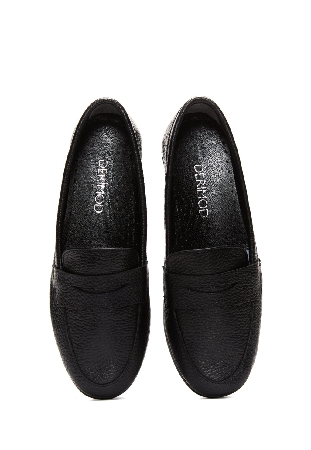 Kadın Siyah Deri Konfor Loafer