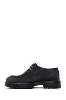 Men's Gray Lace-up Suede Leather Casual Shoes | Derimod