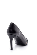 Kadın Şeffaf Detaylı Deri Stiletto | Derimod