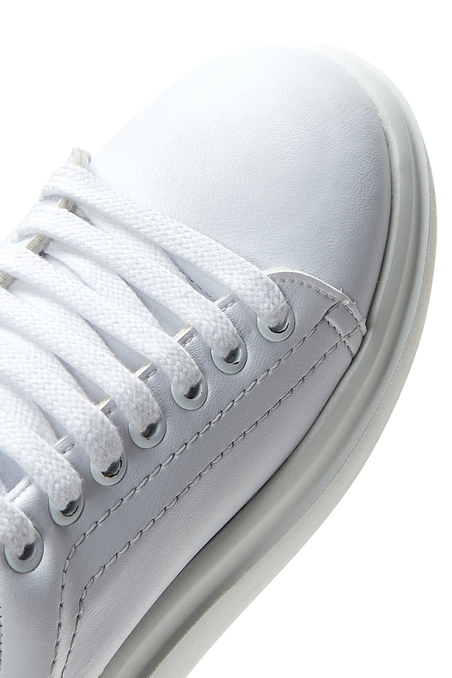 Kadın Beyaz Kalın Tabanlı Sneaker