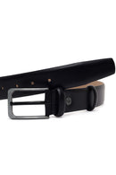 Men's Black Leather Belt | Derimod