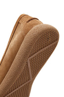 Kadın Taba Süet Deri Comfort Loafer | Derimod