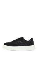 Woman Black Lace-Up Sneakers | Derimod
