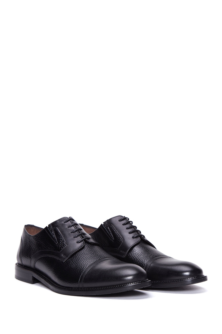 Men's Black Leather Classic Shoes