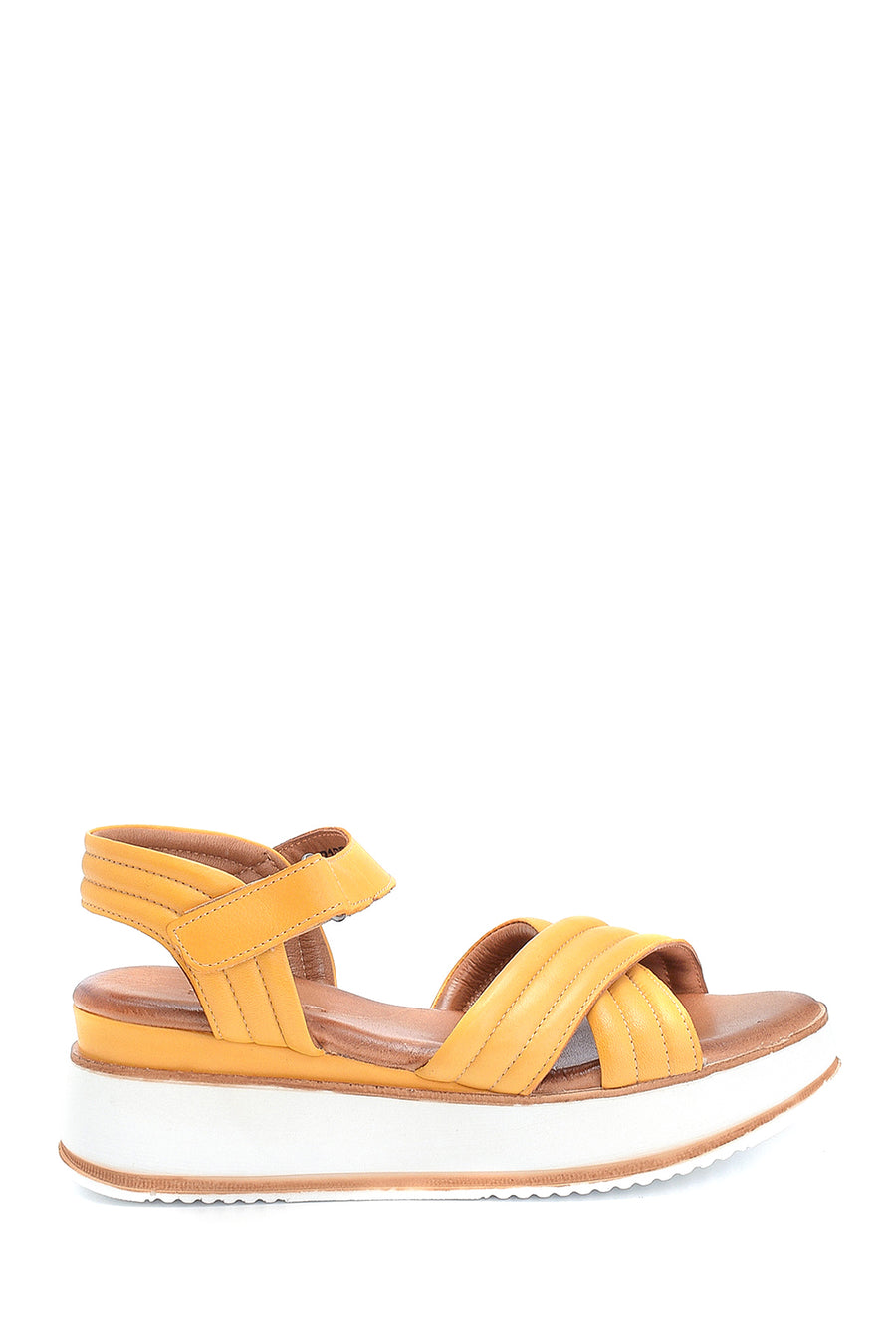 Kadın Casual Deri Sandalet 21SFD280318 | Derimod