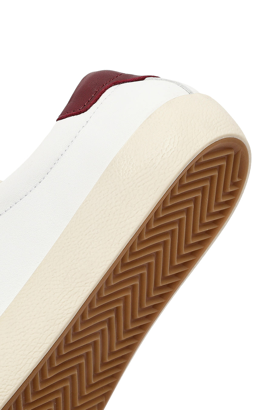 Kadın Beyaz Bağcıklı Deri Sneaker