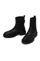 Woman Black Leather Chelsea Boots | Derimod