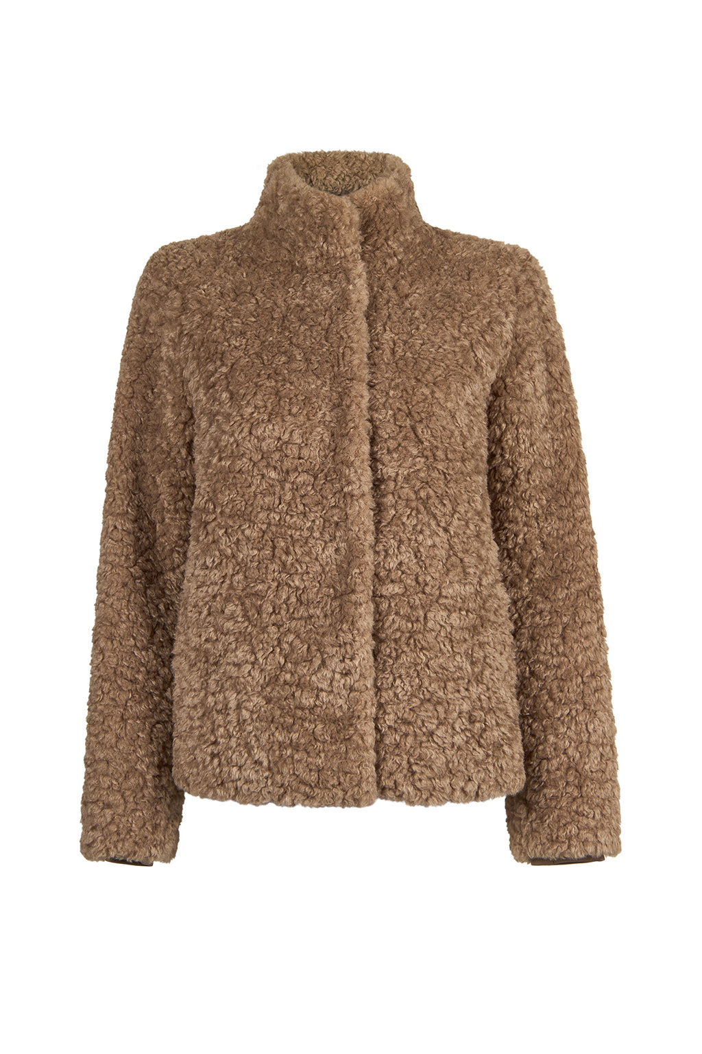 Lamolina Kadın Bej Kısa Teddy Mont