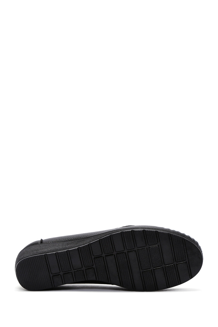 Women's Black Wedge Heel Loafer