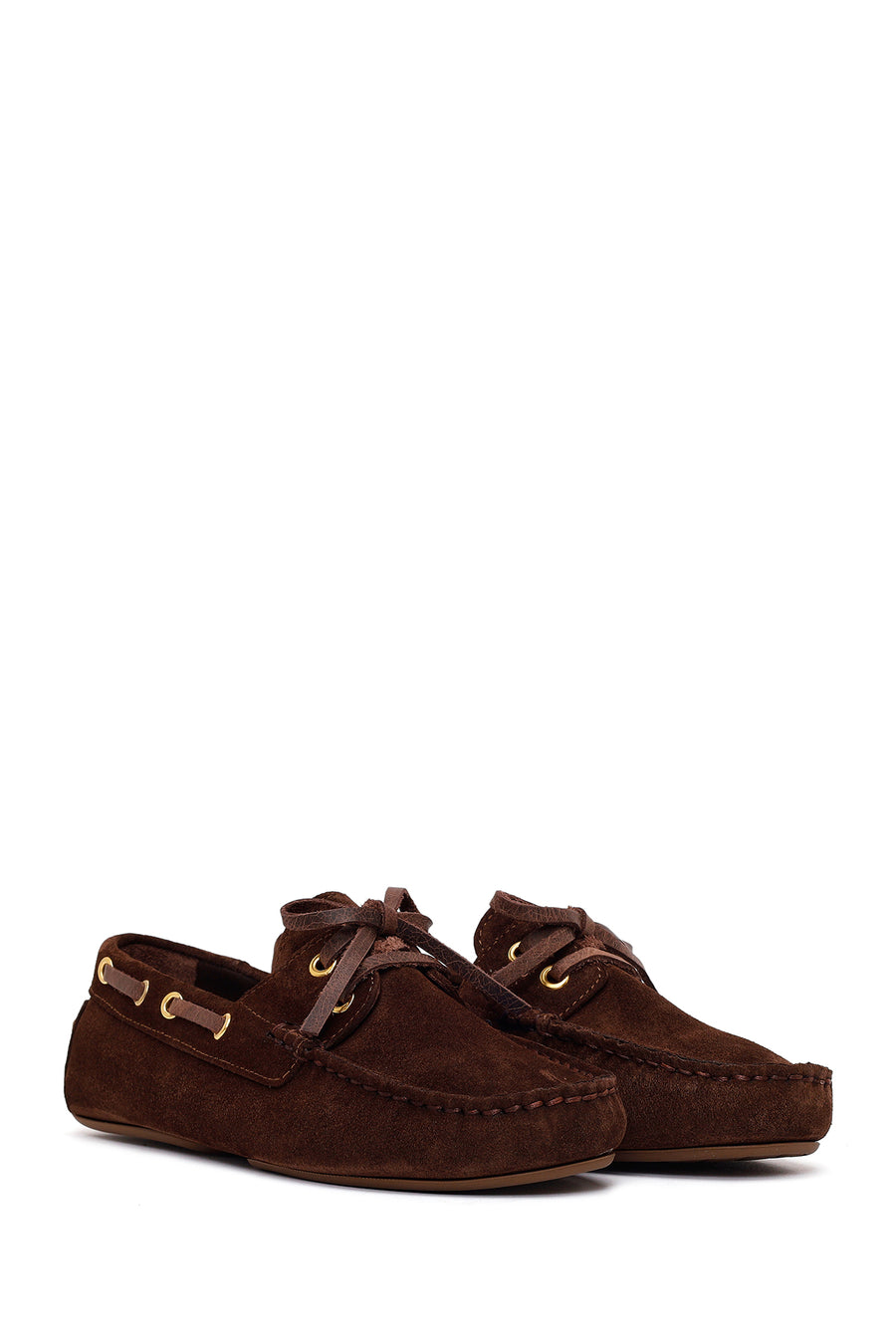 Woman Brown Suede Loafer