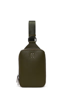 Male Khaki Mini Crossbody Bag | Derimod