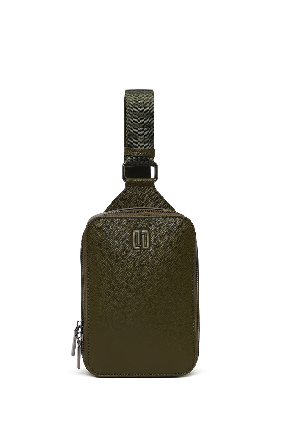 Male Khaki Mini Crossbody Bag 26SBD3306PU | Derimod