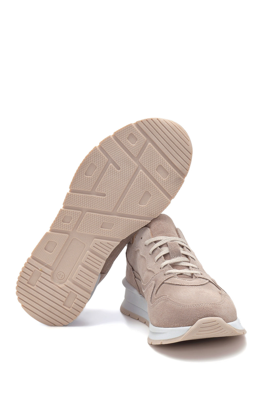 Erkek Vizon Süet Deri Sneaker
