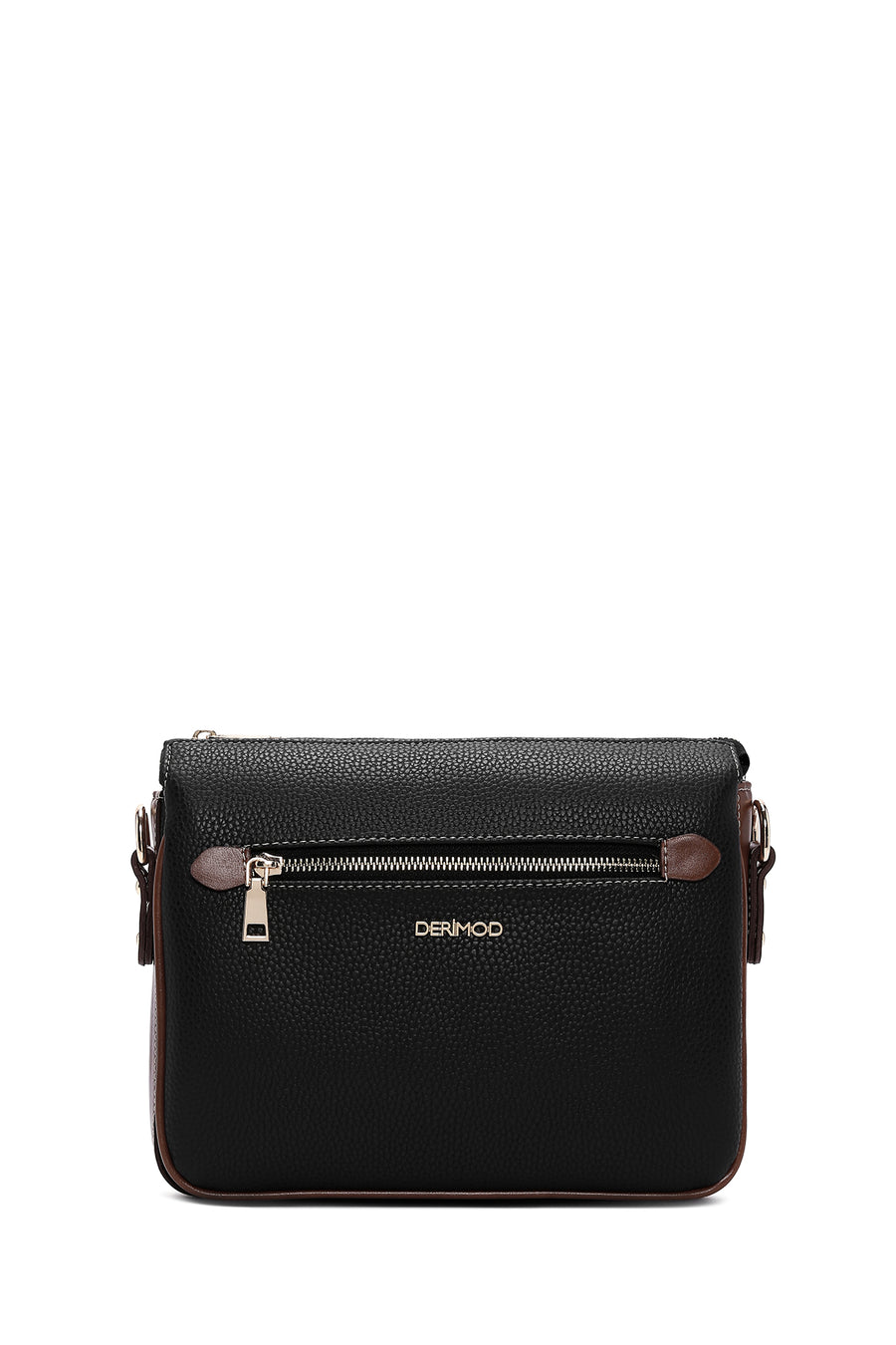Woman Black Long-Strap Crossbody Bag