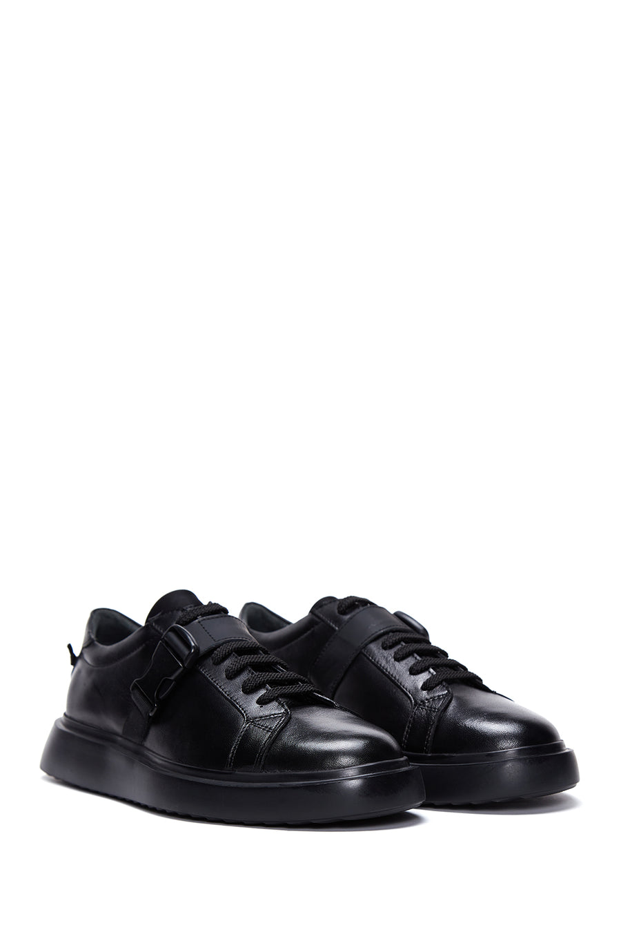 Erkek Deri Tokalı Sneaker